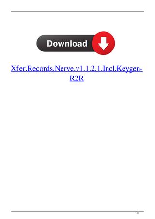 Xfer Nerve V1.1.2.1 Keygen R2r